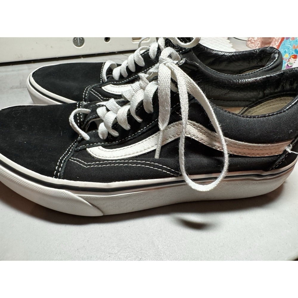 Vans Unisex Off The Wall 721356 Black Casual Shoes Sneakers Size M 7 W 8.5 A11